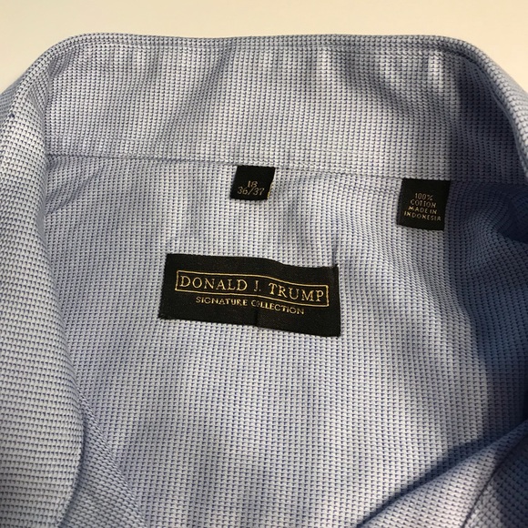 Donald Trump Collection Mens 18 36/37 Blue shirt - Picture 6 of 6